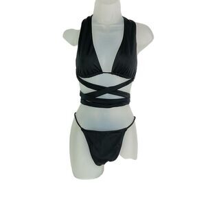 Kendall & Kylie Black Bikini, NWOT, size medium